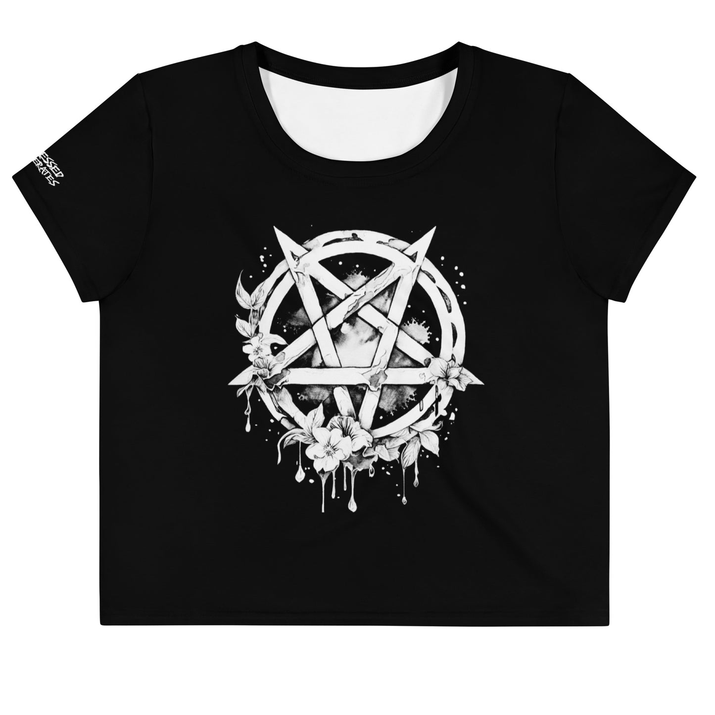 Rose Pentagram Crop Top