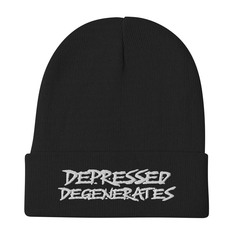 Depressed Degenerates Beanie