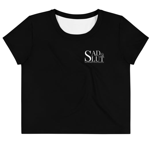 Sad Slut Crop Tee