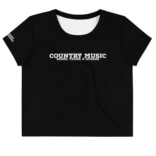 Country Music Crop Tee