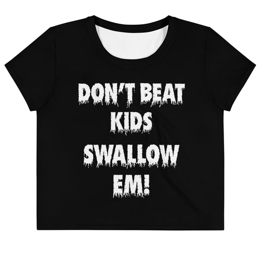 Dont Beat Kids Crop Tee