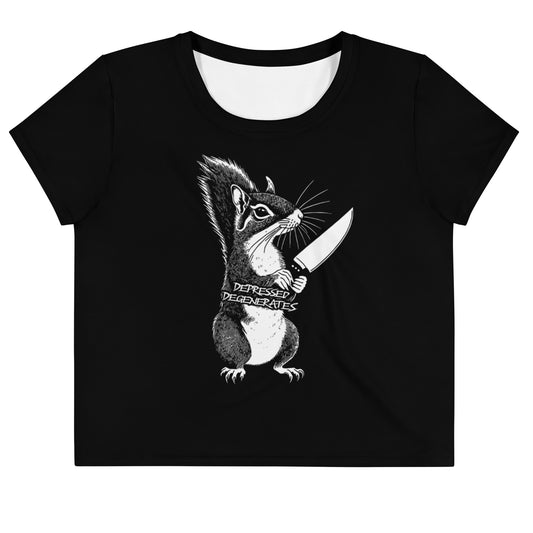 Squirrel Crop Tee