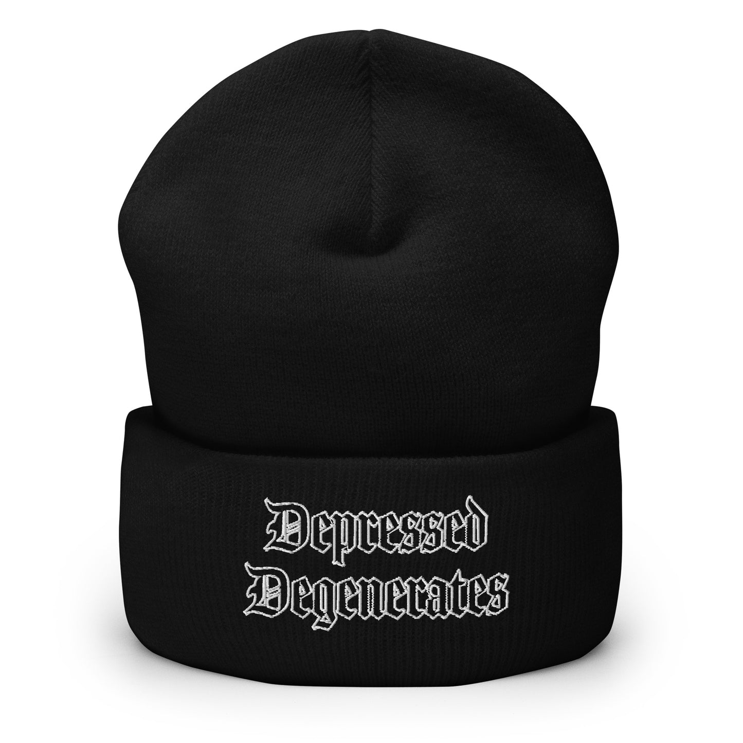 Depressed Degenerate Beanie
